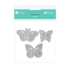 Vyřezávací šablony Butterfly Carnival - sada 3 ks (kovová vykrajovátka)
