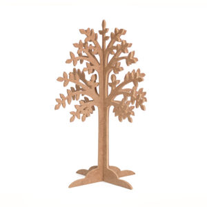 Vyřezávaný strom z MDF 45 cm (dekorace z MDF)