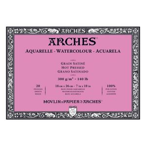 Výtvarný blok ARCHES® Aquarelle Watercolour Hot Pressed / 18 x 26 cm